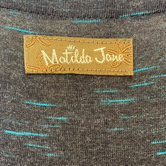 Matilda Jane Curtain Call Blue Maxi Dress Size Medium - Picture 7 of 7